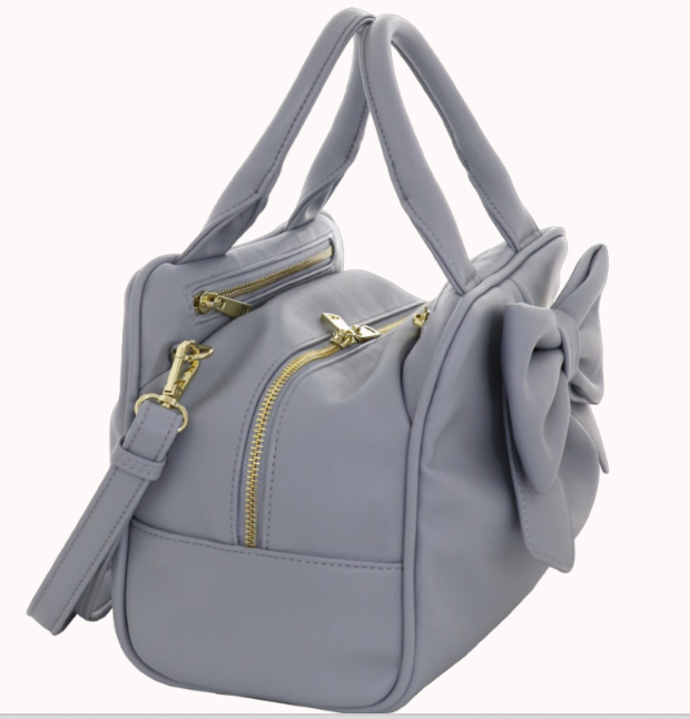 Borsa a mano ribbon camomilla milano cod.60411 col. gialla/azzurra/blu/bianca