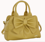 Borsa a mano ribbon camomilla milano cod.60411 col. gialla/azzurra/blu/bianca