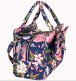 borsa a mano ribbon con tracolla camomilla milano cod.60413 grigio/blu