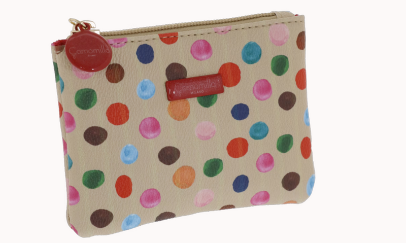 bustina piatta a pois multicolore di camomilla milano cod.59085