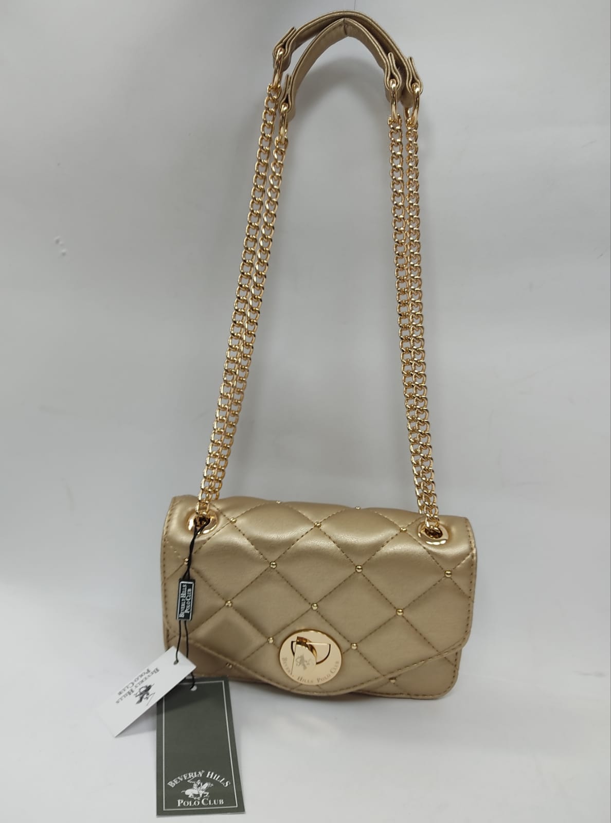 Borsa donna beverly hills polo club art BH-2400 ,COLORI:CIPRIA,NERO,BIANCO.ARGENTO