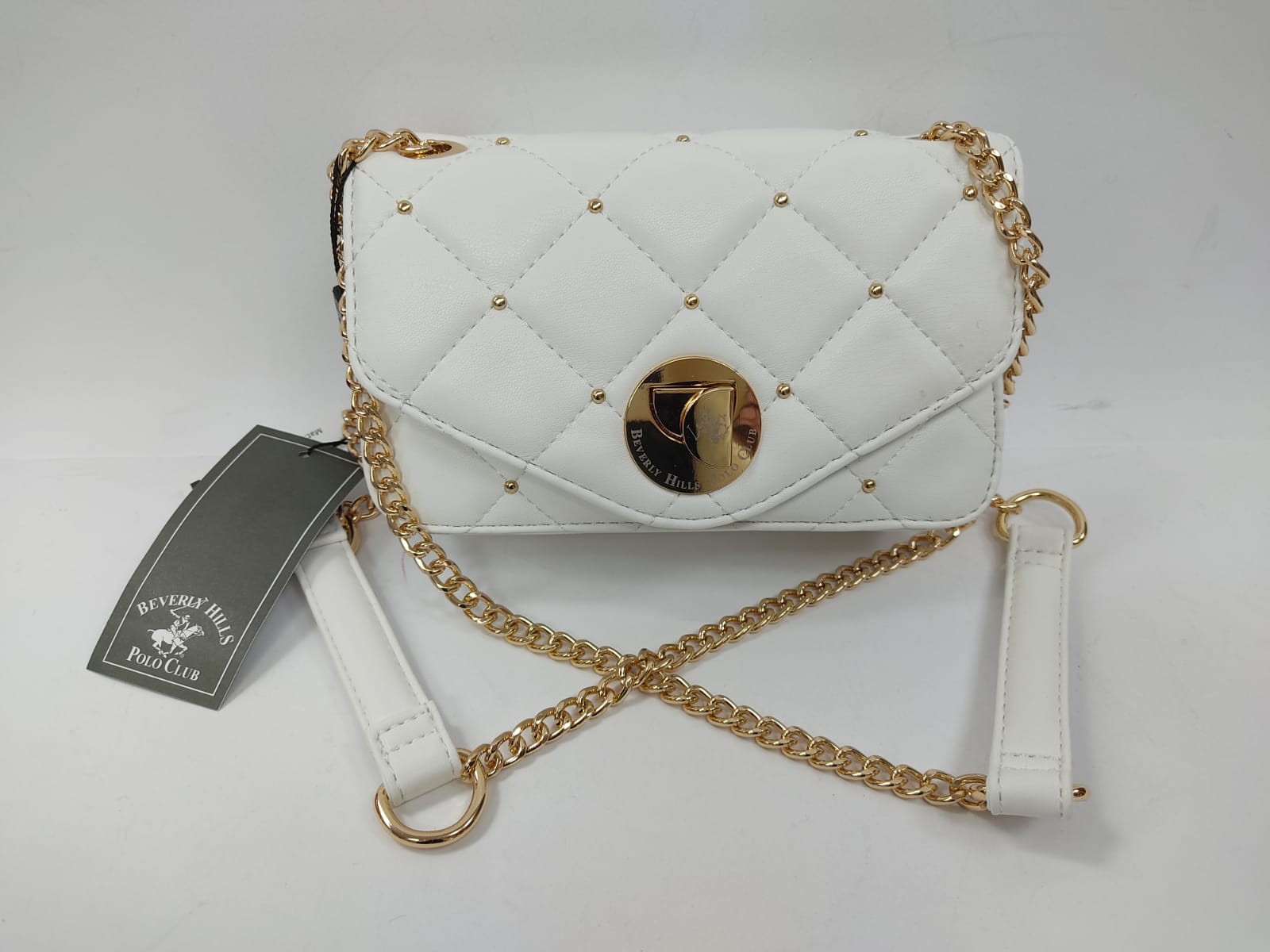 Borsa donna beverly hills polo club art BH-2400 ,COLORI:CIPRIA,NERO,BIANCO.ARGENTO