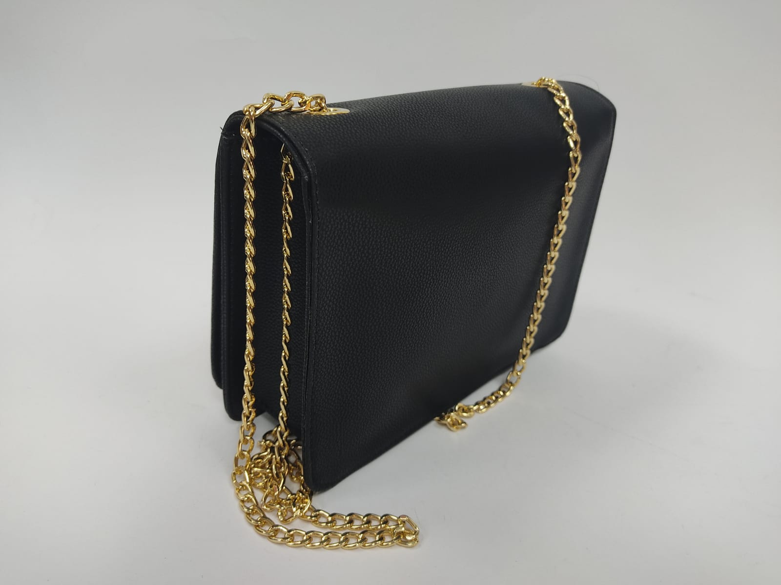 BORSA TRIK BIJOUX CON PATTINA NERO,ORO-ROSA
