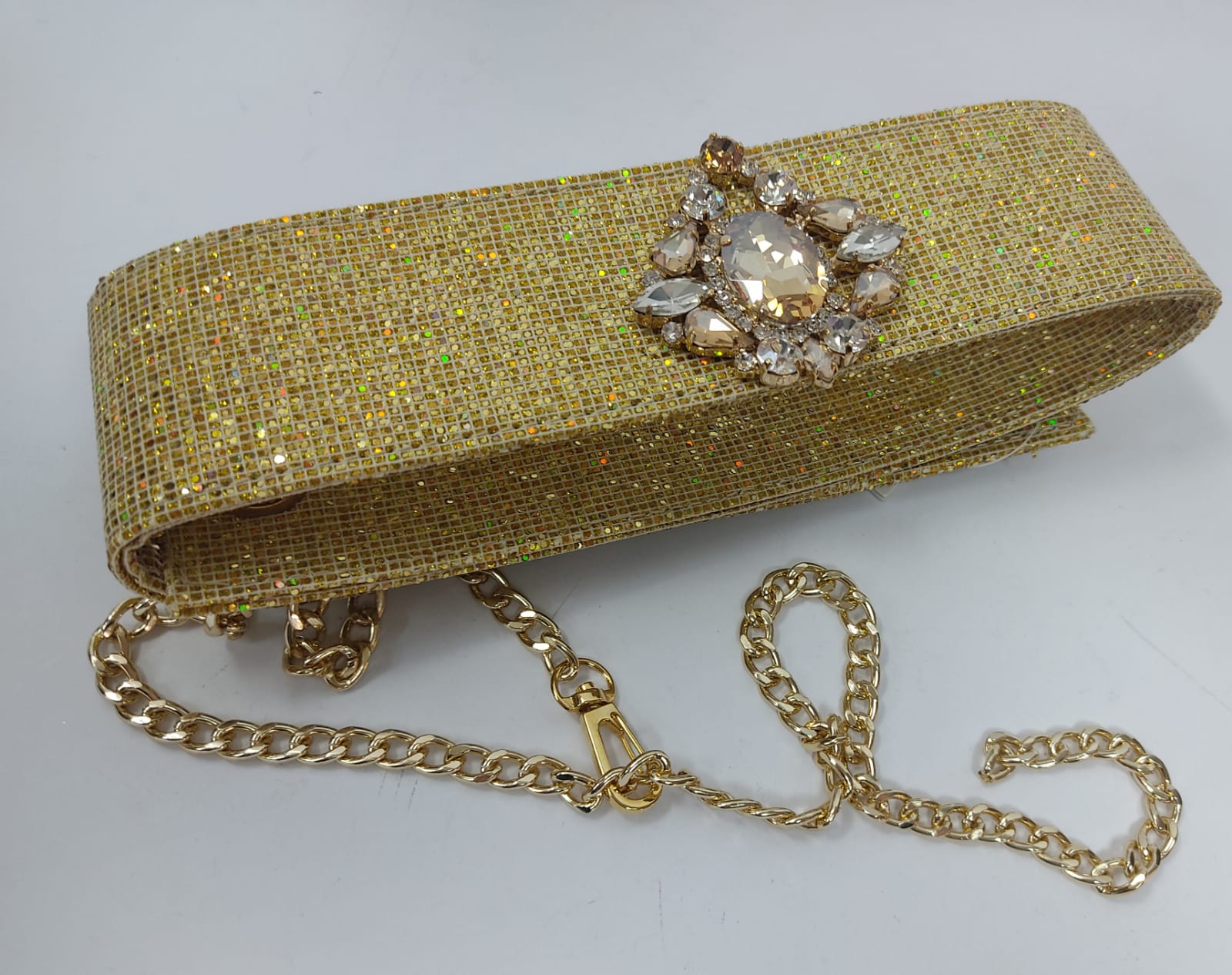 CINTURA TRIK BIJOUX GLITTER ORO