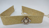 CINTURA TRIK BIJOUX GLITTER ORO