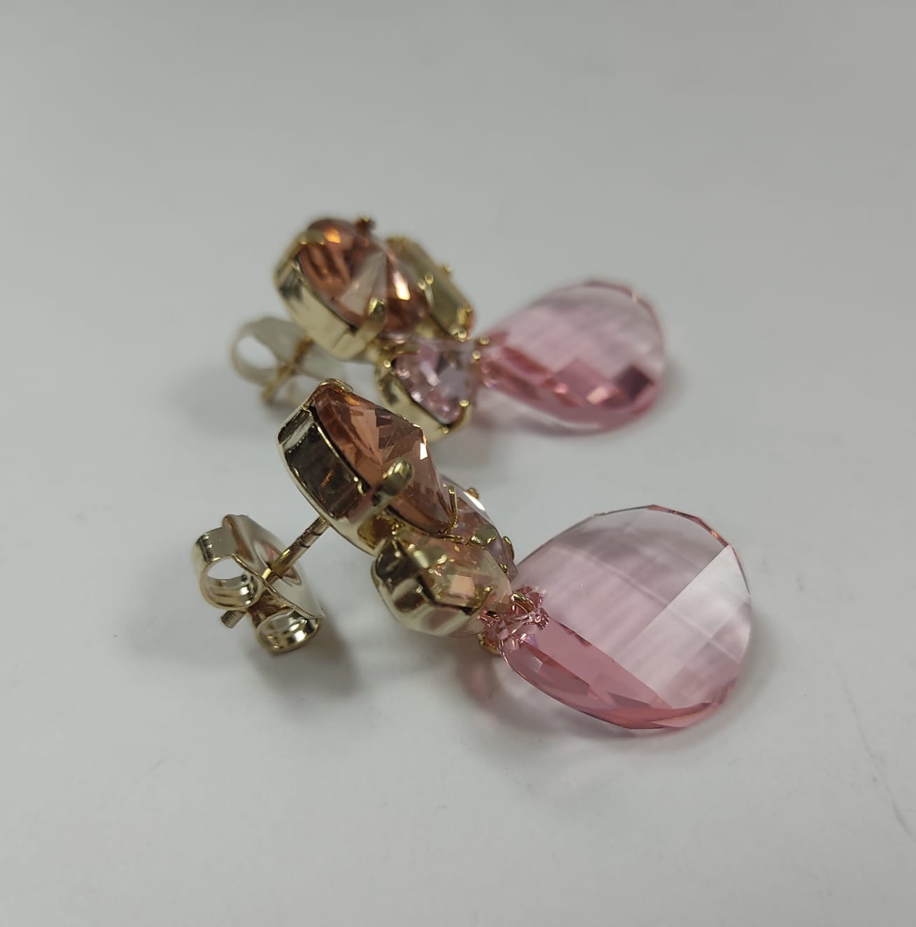 ORECCHINI PENDENTI BYBA BIJOUX ART DO 37724 ROSA