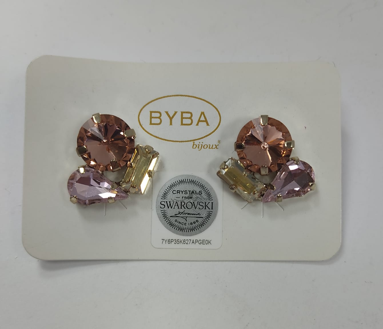 ORECCHINI BYBA BIJOUX DO37723 CIPRIA/ROSA/ORO