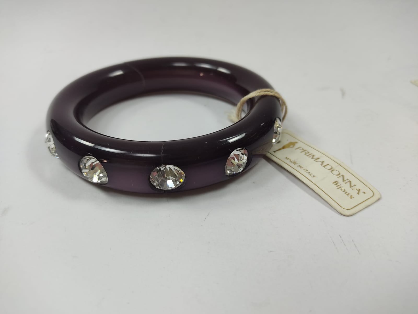 BRACCIALE RIGIDO PRIMADONNA BIJOUX STRASS E RESINA