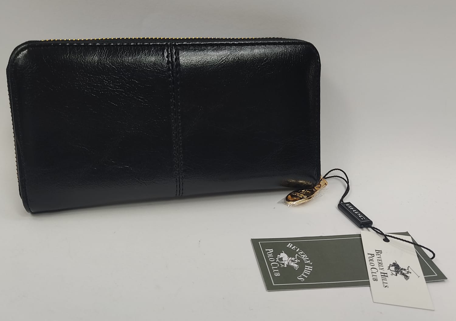 Portafoglio donna Polo club bh-2614 nero/ blu/ cipria