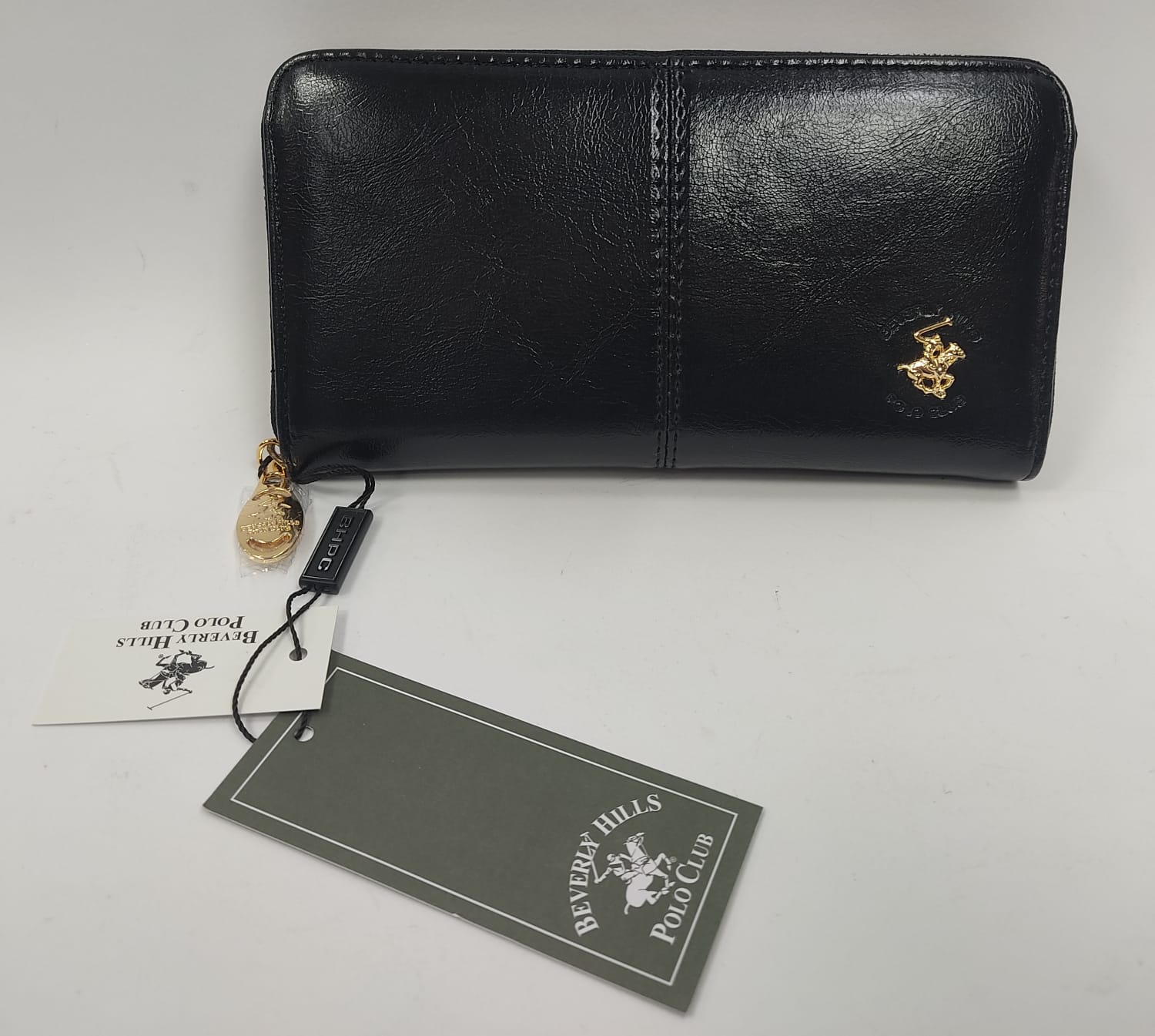 Portafoglio donna Polo club bh-2614 nero/ blu/ cipria