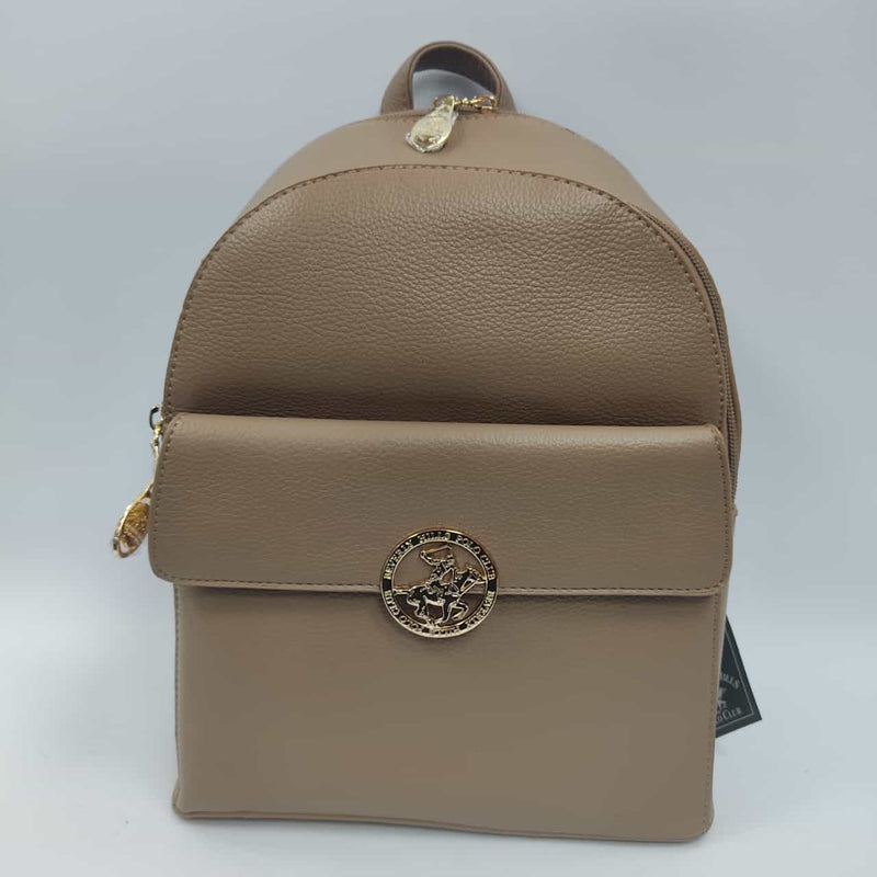 Zaino Donna della linea di Polo club BH- 2662 Tortora/ nero/ burgundy