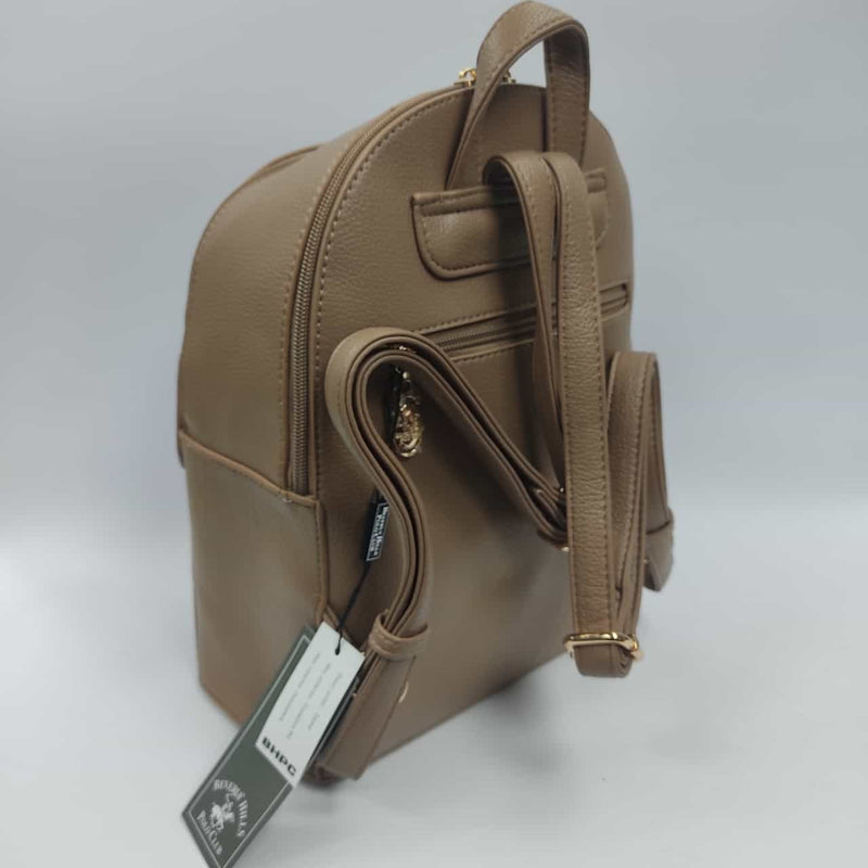 Zaino Donna della linea di Polo club BH- 2662 Tortora/ nero/ burgundy