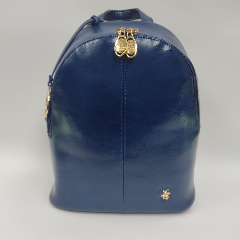 Zaino Donna Di Polo Club BH-2612 Nero/ Blu/ burgundy