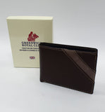 Portafoglio uomo Greenwich royal polo GR19S-956-04 Nero/ testa di Moro