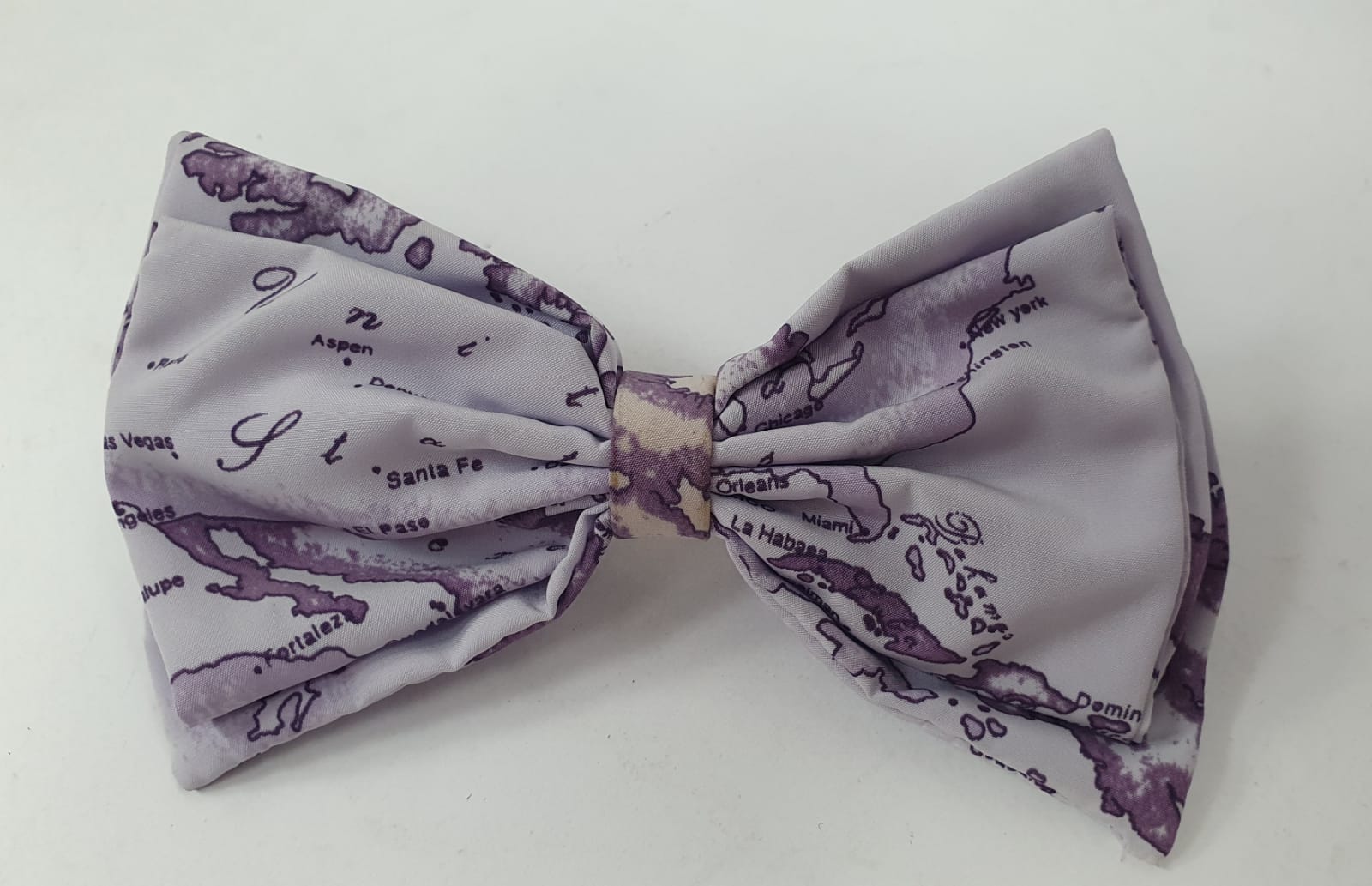 Fermaglio Magnetic di alviero Martini con fiocco morbido grande  Nero/ blu/ Viola