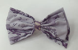 Fermaglio Magnetic di alviero Martini con fiocco morbido grande  Nero/ blu/ Viola