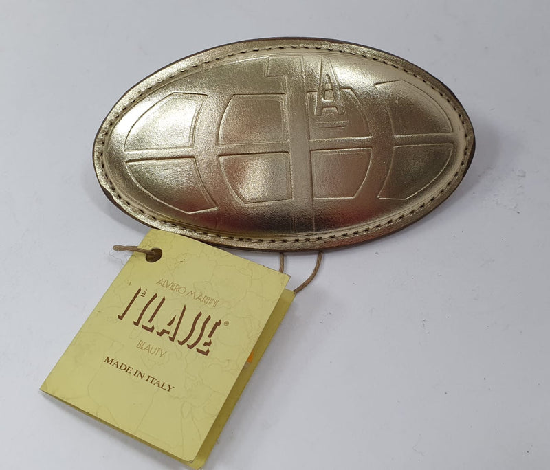 Fermagli magnetic di alviero martini con placca rigida  lucida oro/nero/argento