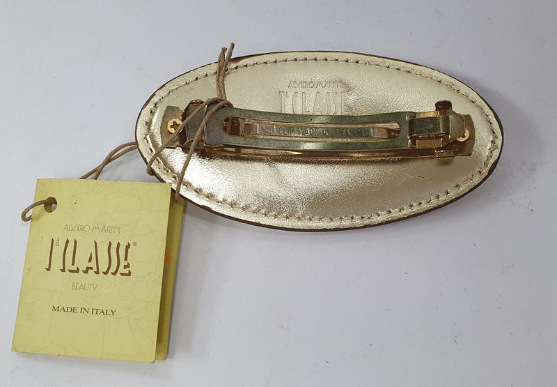 Fermagli magnetic di alviero martini con placca rigida  lucida oro/nero/argento