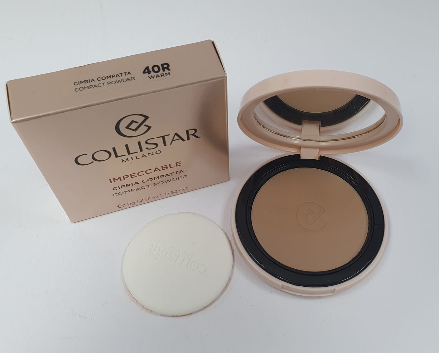 Cipria Compatta Collistar linea Impeccabile  10N/20G/30G/40R/50N/60G