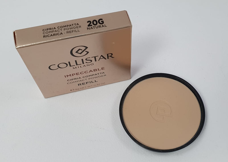 Cipria compatta collistar linea impeccabile Refill/ricarica 10N/ 20G/30G/40R/50N/60G