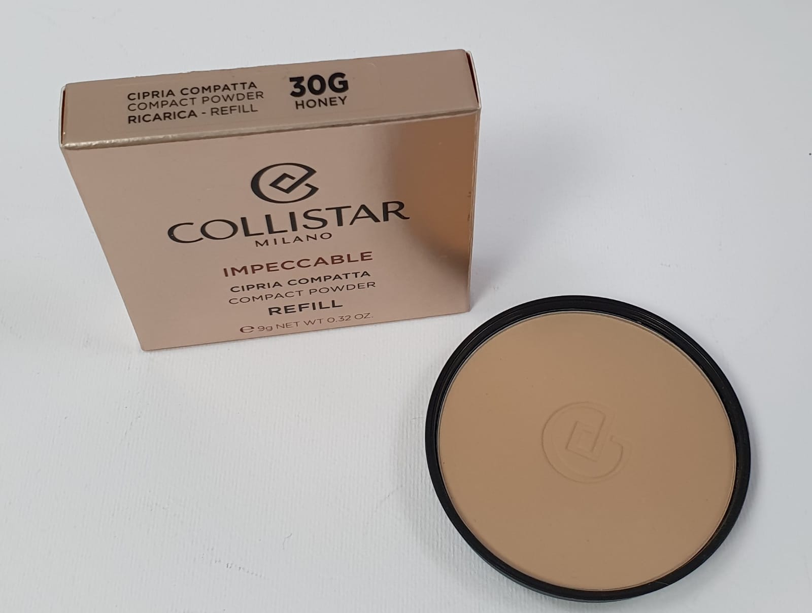 Cipria compatta collistar linea impeccabile Refill/ricarica 10N/ 20G/30G/40R/50N/60G