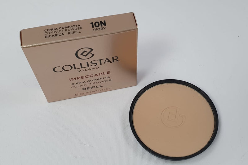 Cipria compatta collistar linea impeccabile Refill/ricarica 10N/ 20G/30G/40R/50N/60G