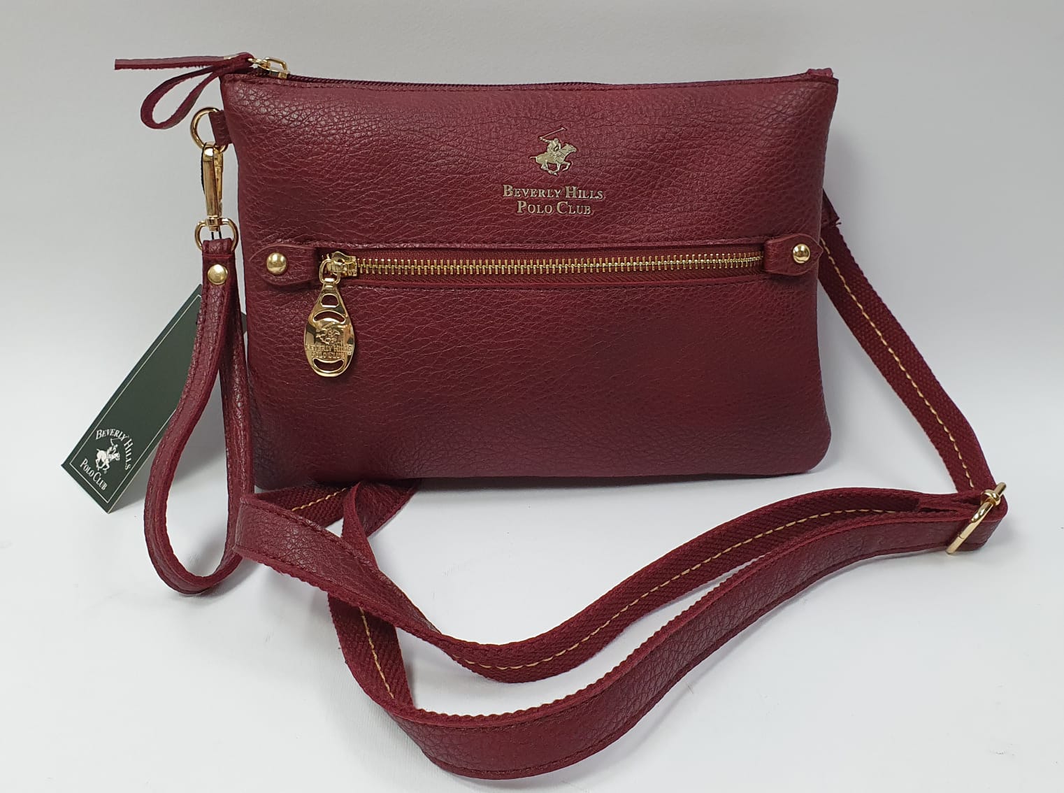 Pochette Polo club uomo/donna con tracolla e manicotto BH-2726  moro/ light brown/ burgundy/ rosso/ nero