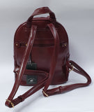 Zaino Donna Di Polo Club BH-2612 Nero/ Blu/ burgundy