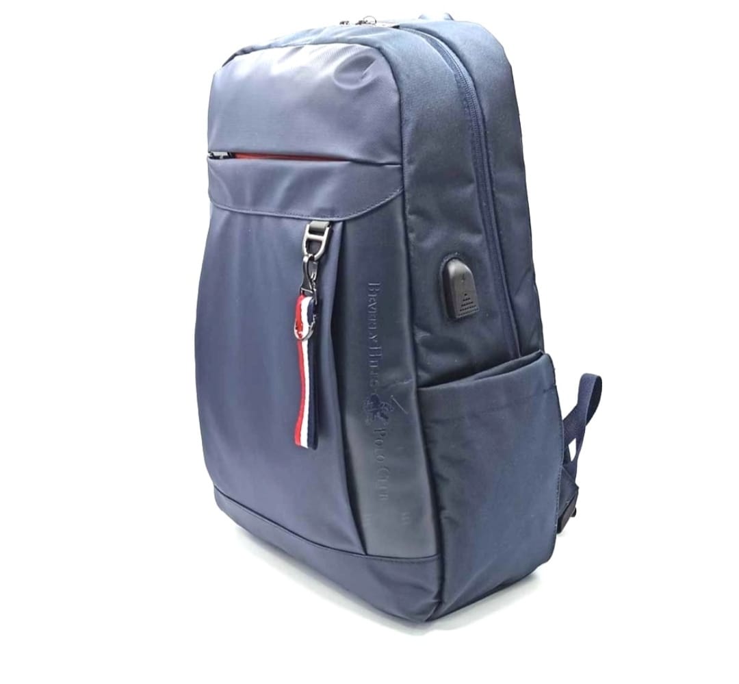 Zaino uomo beverly hills polo club BH-1553 blu e  nero