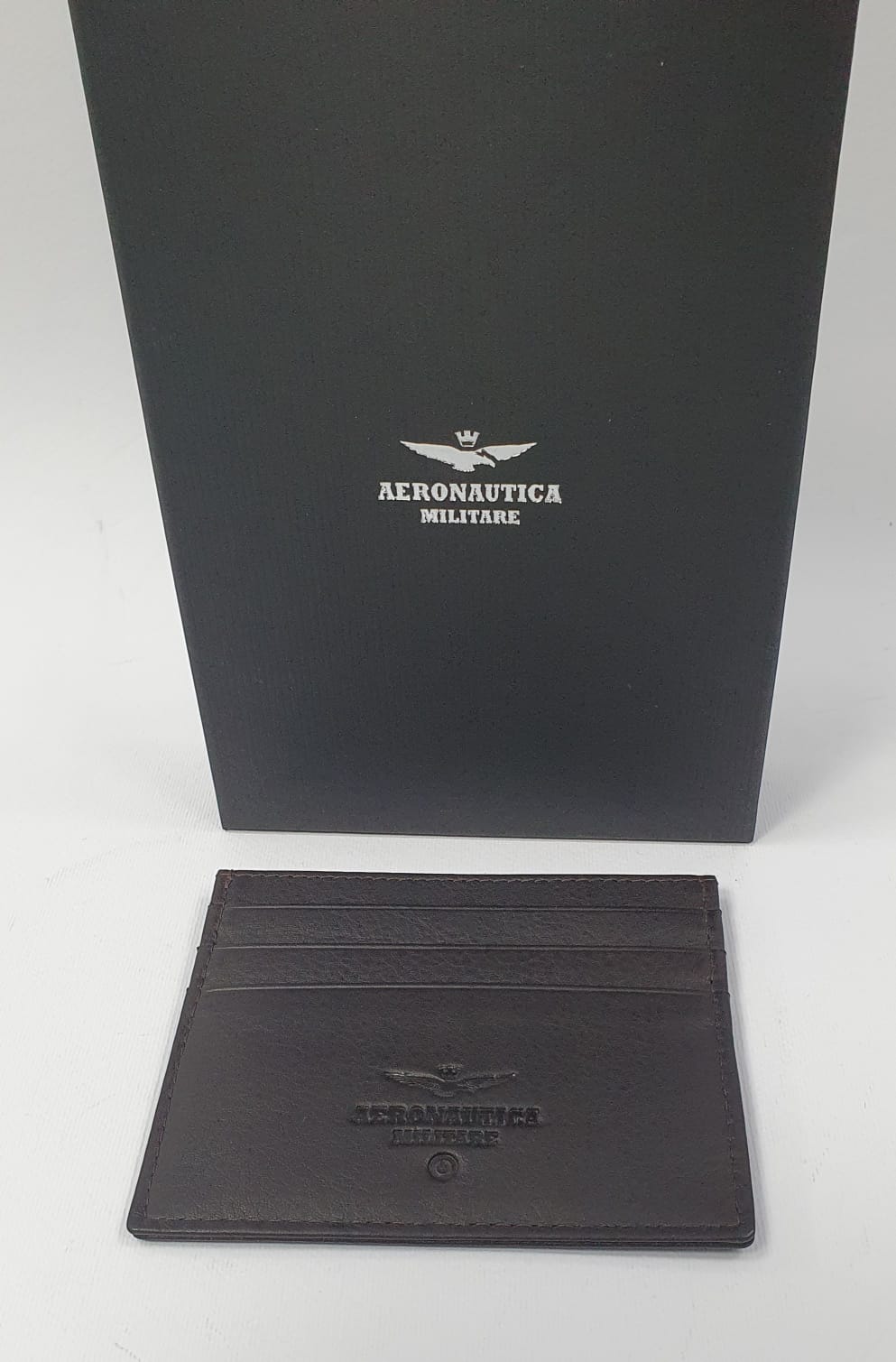 Portacarte di credito di aeronautica militare am136 nero