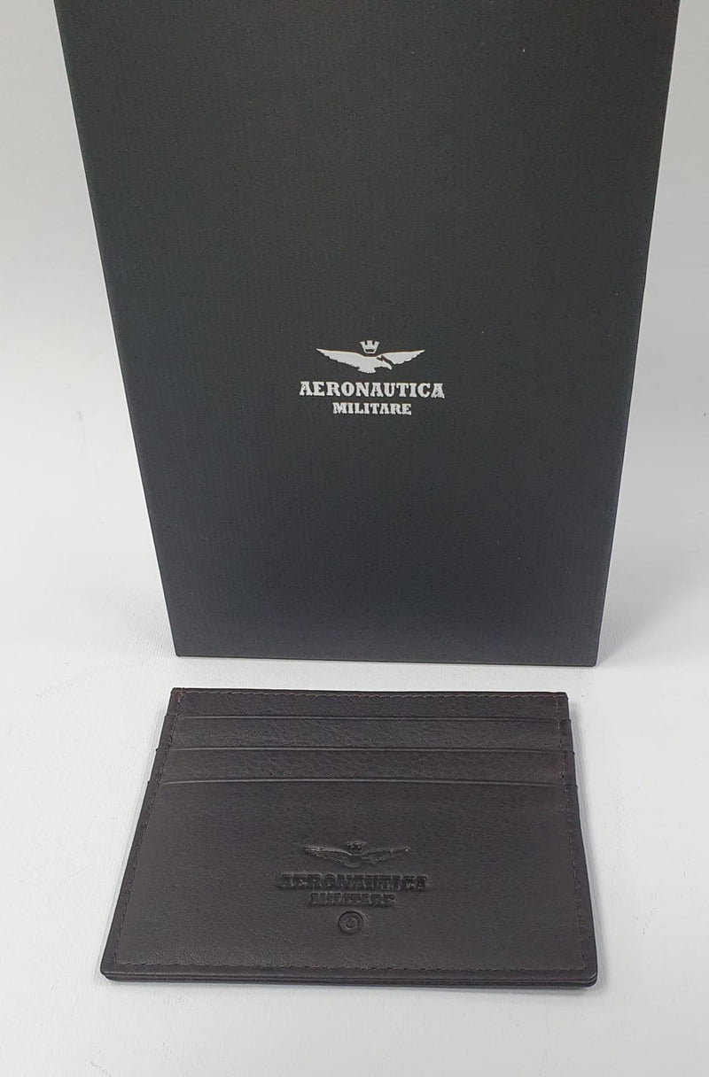 Portacarte di credito di aeronautica militare am136 nero