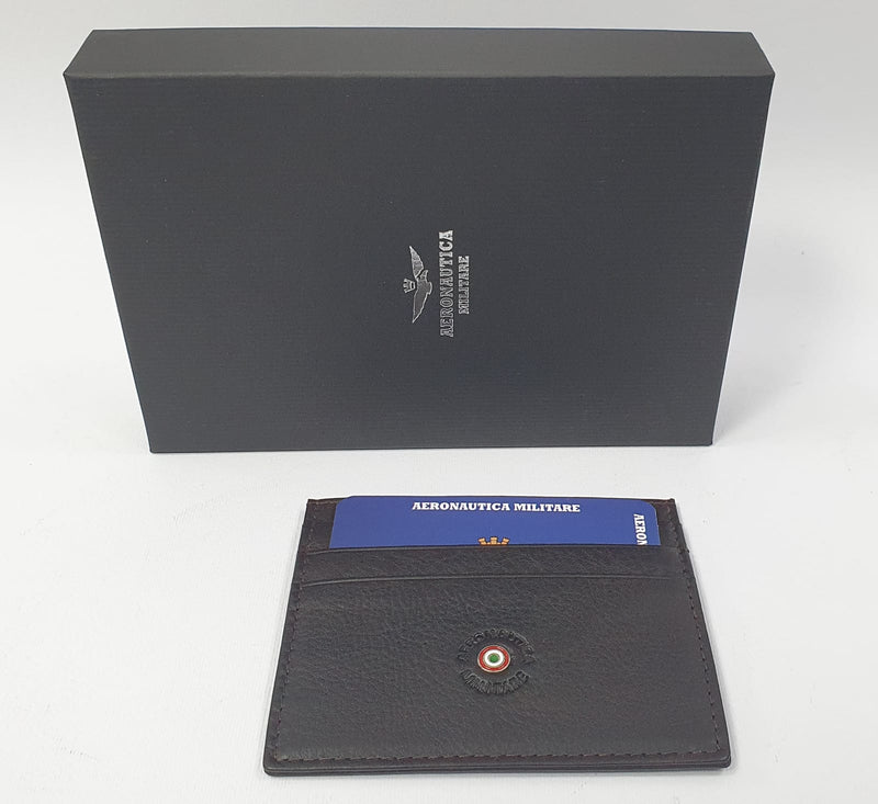 Portacarte di credito di aeronautica militare am136 nero