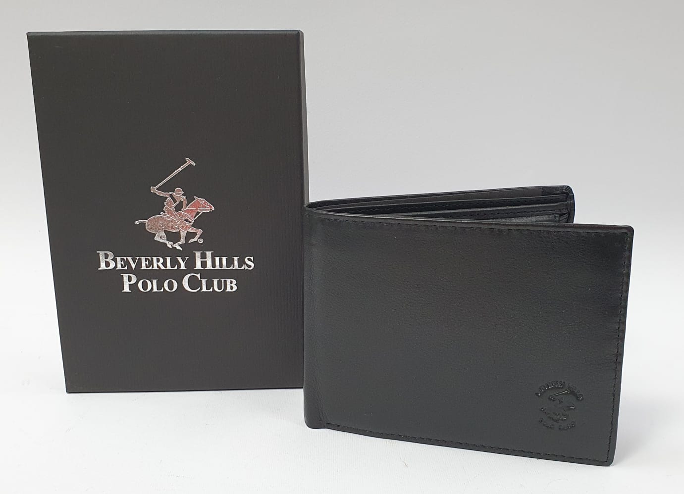 Portafoglio uomo di beverly hills polo club bh-1364  grande moro/ nero