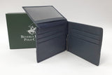 Fermasoldi da uomo della linea di beverly hills polo club bh-1382 nero/ blu