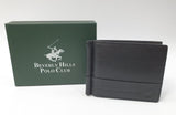 Fermasoldi da uomo della linea di beverly hills polo club bh-1382 nero/ blu