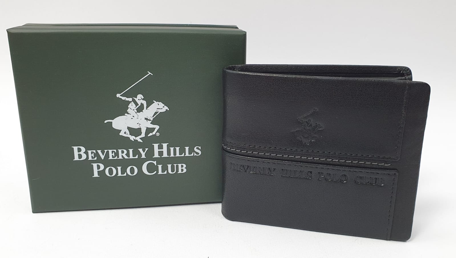 Portafoglio uomo piccolo di beverly hills polo club bh-1561 nero