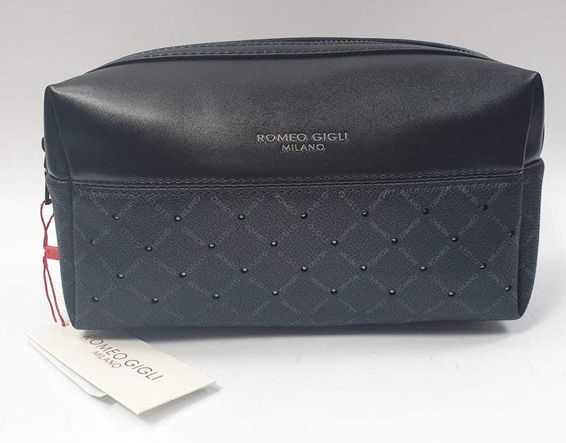 Pochette piccola Donna di Romeo Gigli nera / cuoio  linea Gama