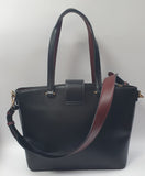 Borsa Donna a spalla e a tracolla di romeo gigli linea Juliette nero/bordeaux- nero/cuoio