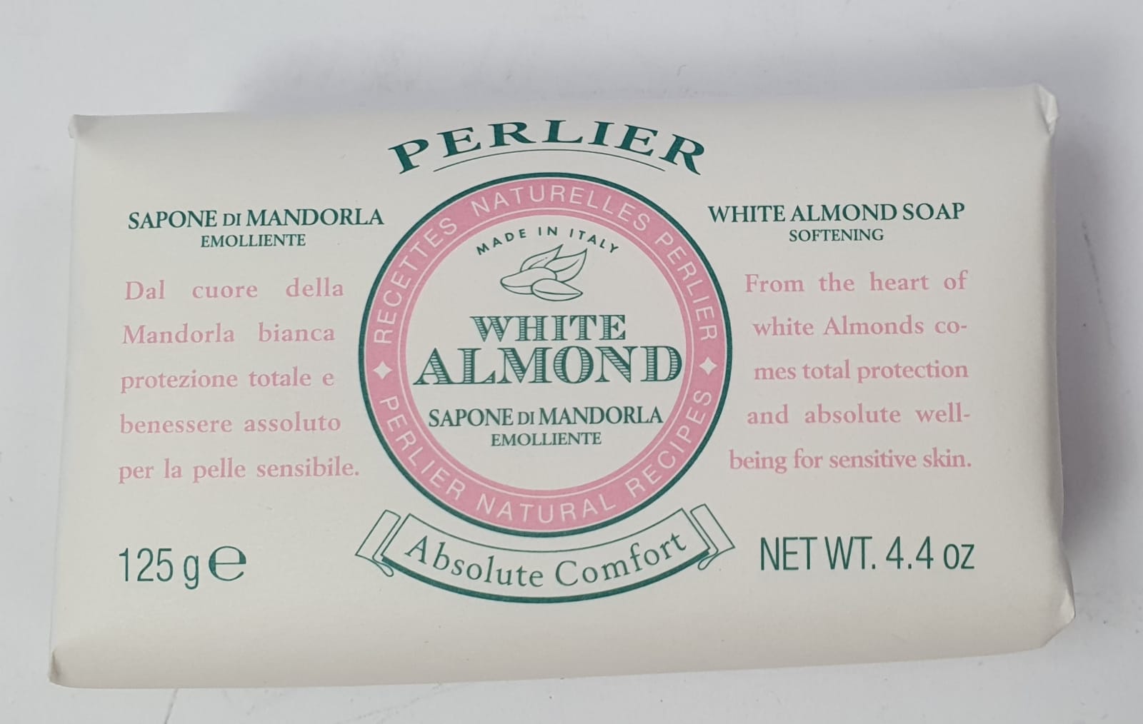Sapone solido alla mandorla di perlier 125g