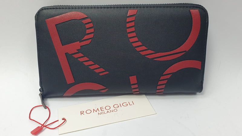 Portafoglio donna di romeo gigli linea sazanne rosso/ nero