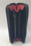 Portafoglio donna di romeo gigli linea sazanne rosso/ nero