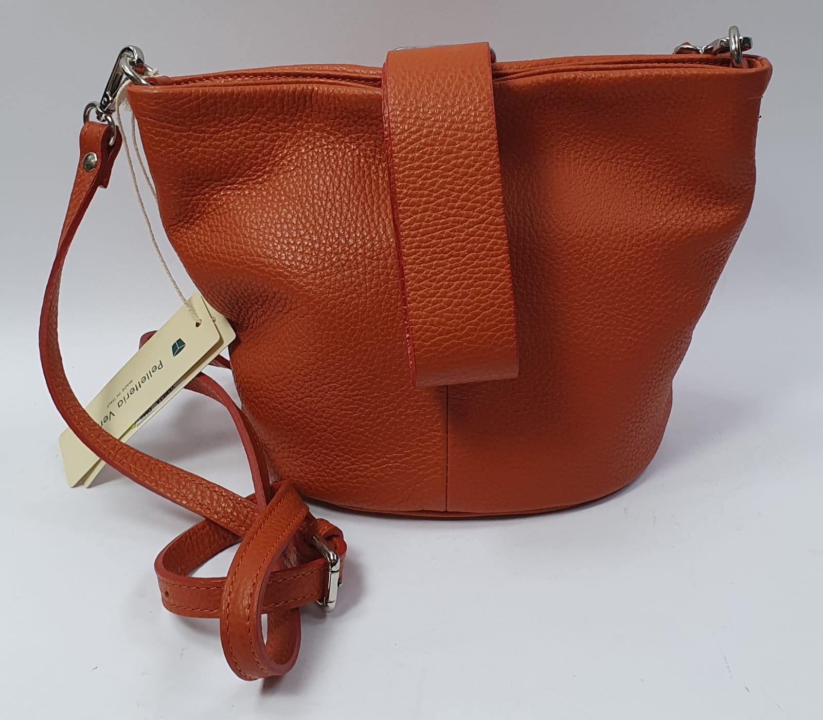 Borsa a tracolla donna di pelletteria veneta D640-Matt