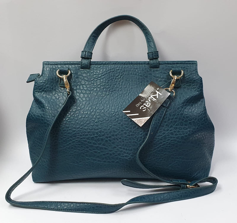 Borsa donna a mano e tracolla di Kbas cod 222605AZ verde