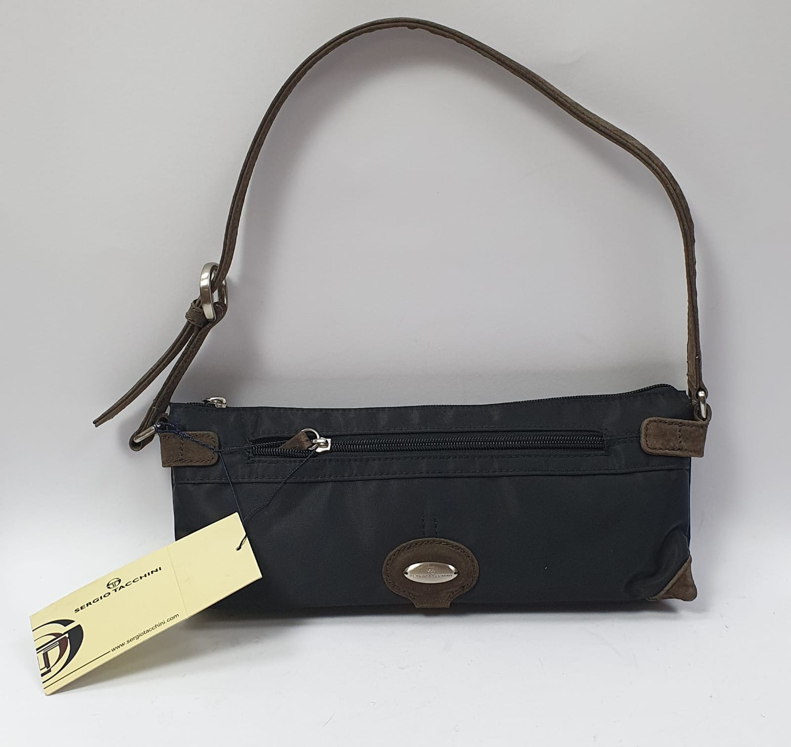 Borsa a mano donna di sergio tacchini K.50.TD8.B.003 nero marrone