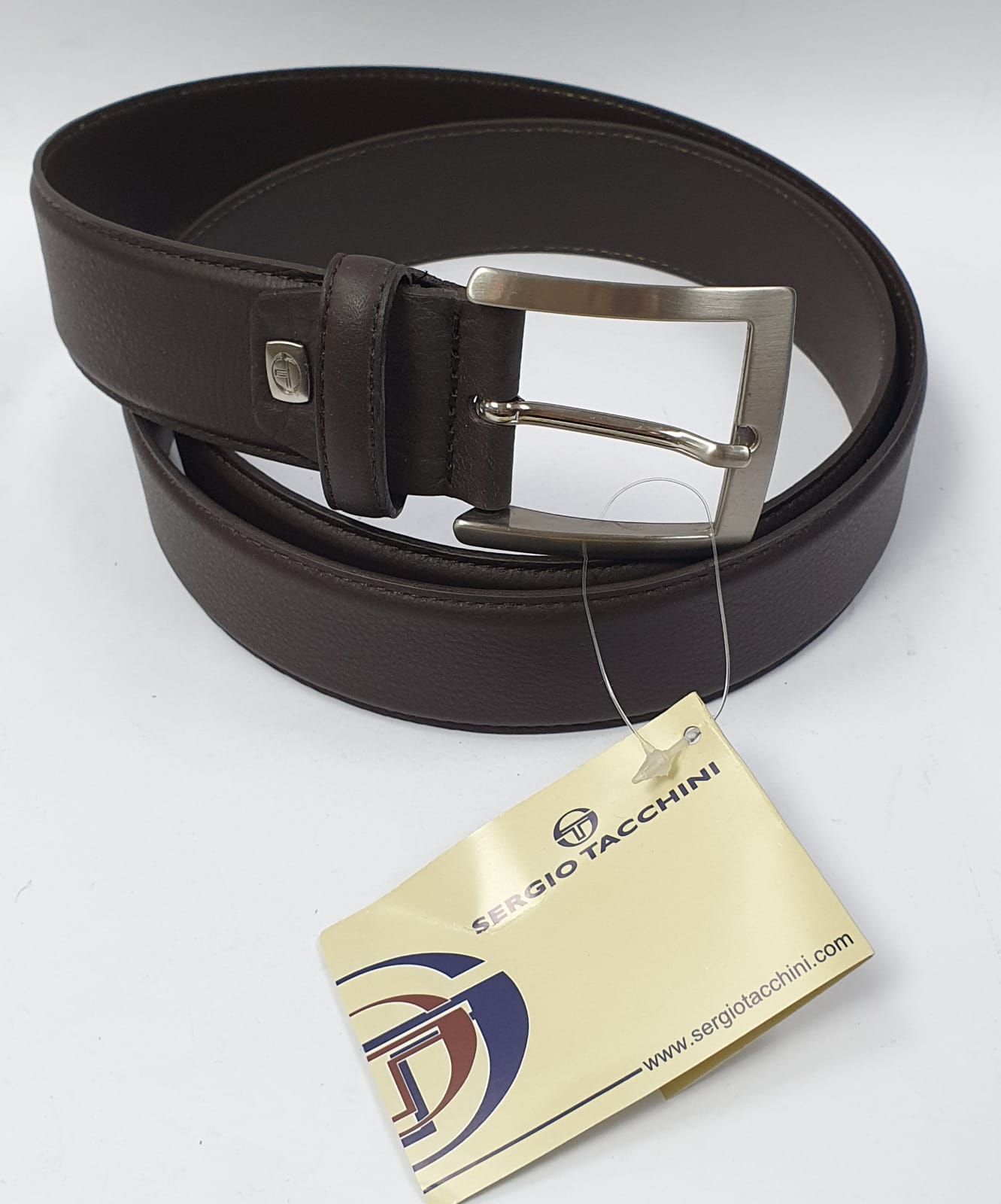 Cintura uomo Sergio Tacchini art. C2500714387 color. nero/ marrone