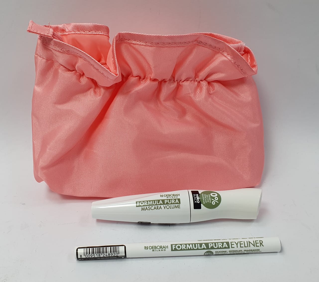 Kit Pochette/mascara/ eyeliner di deborah formula pura.
