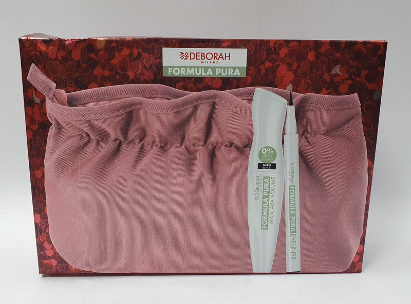 Kit Pochette/mascara/ eyeliner di deborah formula pura.