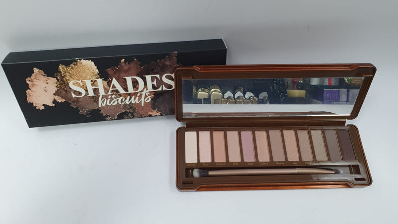 Palette Ombretti FACE COMPLEX - Shades Make up - Biscuits / brownies/ caramel