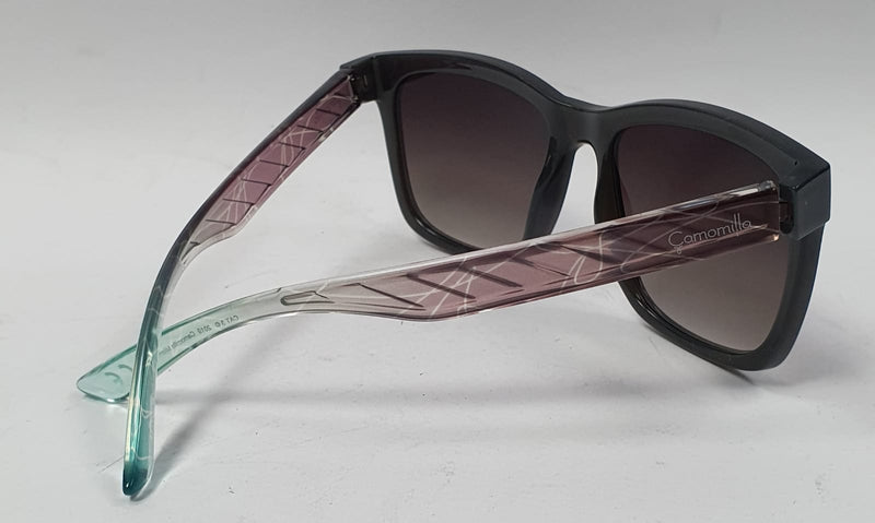 Occhiali da sole donna di camomilla milano grigio scuro con brillantini