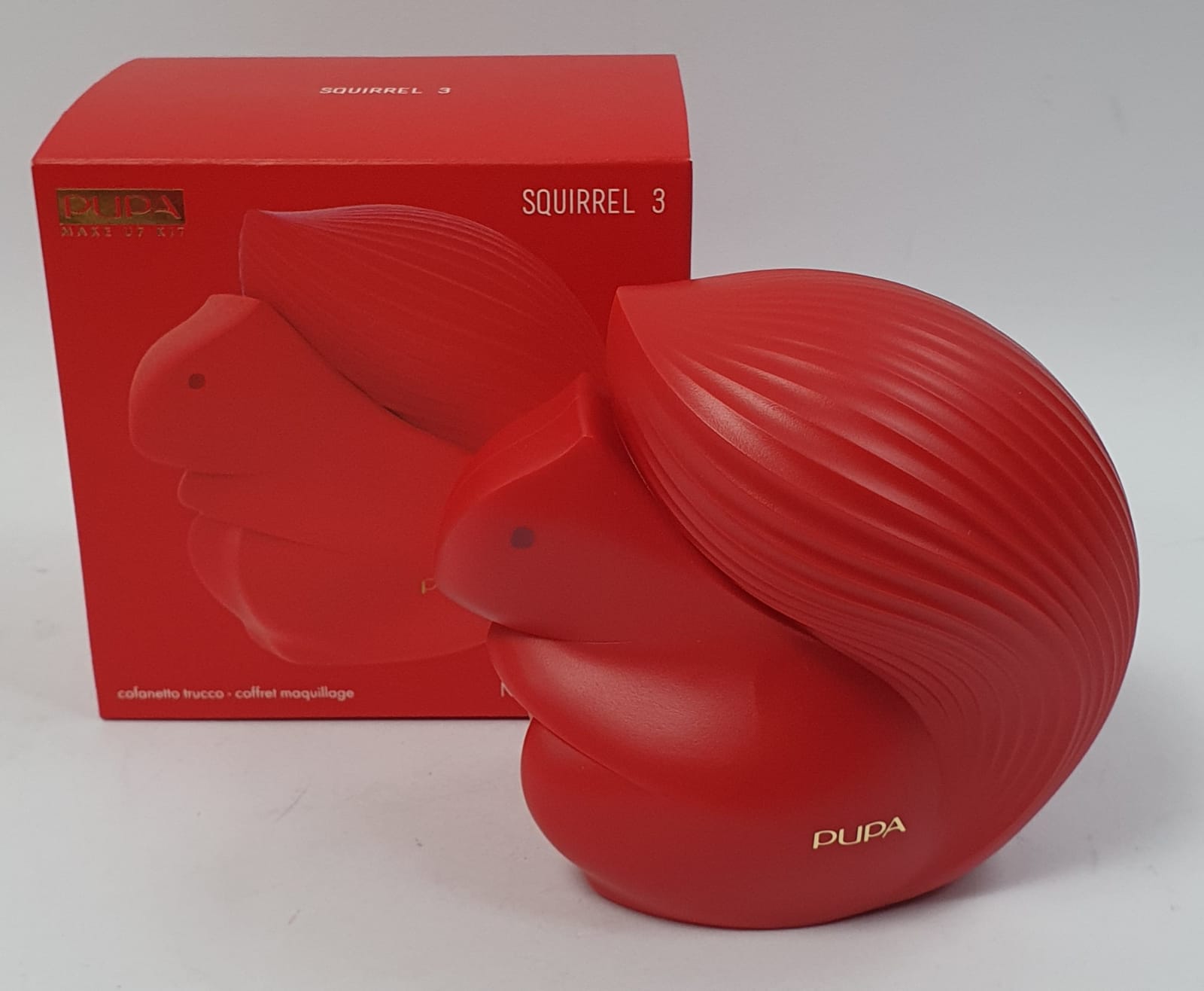 Trousse pupa Squirrel n.3 Rosso/ verde tiffany